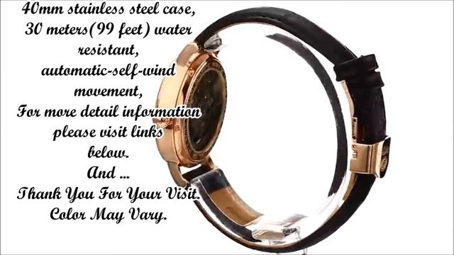 Ingersoll Men's IN1918RBK Nez Perce Analog Display Automatic Self Wind Black Watch смотреть онлайн