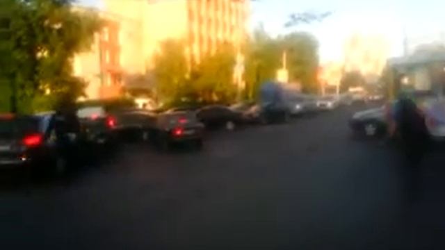 Затор на перекрестке г.Рязани. смотреть онлайн