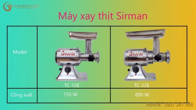 Hướng dẫn tháo lắp máy xay thịt công nghiệp Sirman TC-22E đơn giản смотреть онлайн