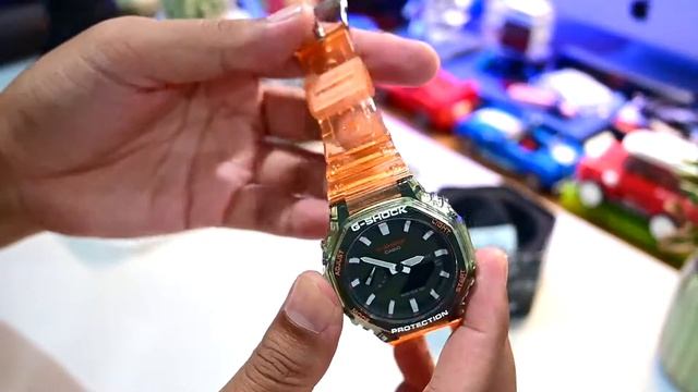 JAM | CASIOAK | CASIO G-SHOCK GA 2100HC-4ADR | Shiny Green Orange | Ojo Dibandingke, Pasti Juara смотреть онлайн