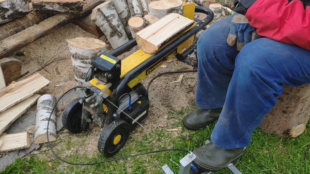 Дровокол Champion 5001. Удачная модернизация управления.