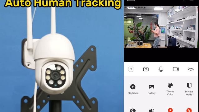 CAMWON Tuya 2MP Outdoor Pan Tilt Auto Tracking Camera - WIP-TY300P смотреть онлайн