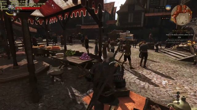 The Witcher 3: Wild Hunt - i5 2500K & MSI RX 470 4GB benchmark / 1080p смотреть онлайн