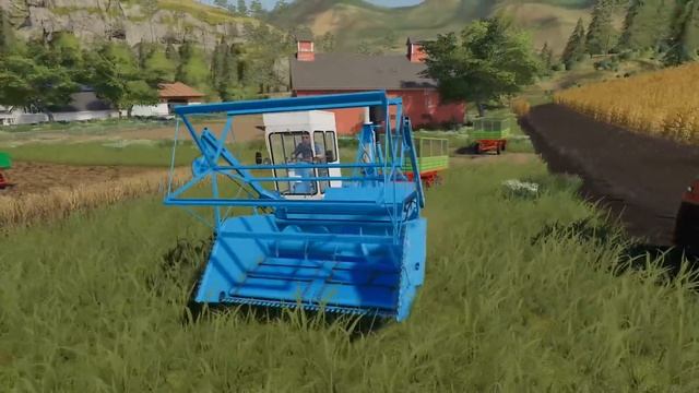 New Garage and Tractors Inside - Old Maize and Silage Machine | Farmer takes over everything LS19 смотреть онлайн
