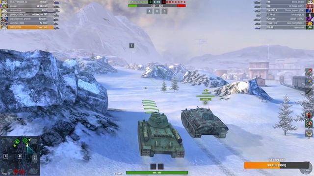 World of Tanks BLITZ - Качаем 5-ки смотреть онлайн