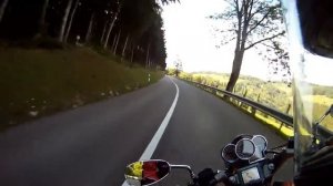 Moto Guzzi Breva 1100 trip, 145 km through Switzerland and France