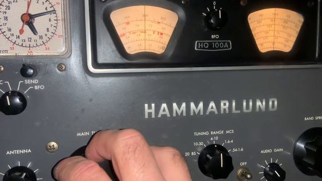 Hammerlund hq 100 a / c Ham radio general coverage of the receiver in operation смотреть онлайн