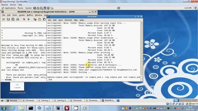 verilog2vhdl - utility from http://edautils.com смотреть онлайн