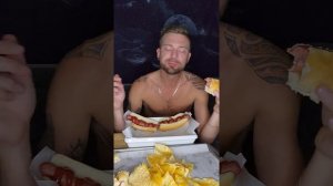 Binge Burp feedee boy with epic stuffing, burping, belly stretching action. Mukbang foodfetish