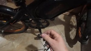 Как разобрать цепь велосипеда. Установка замка цепи на kugoo Kirin v1 pro