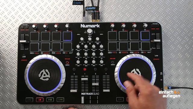 Numark Mixtrack Quad Test