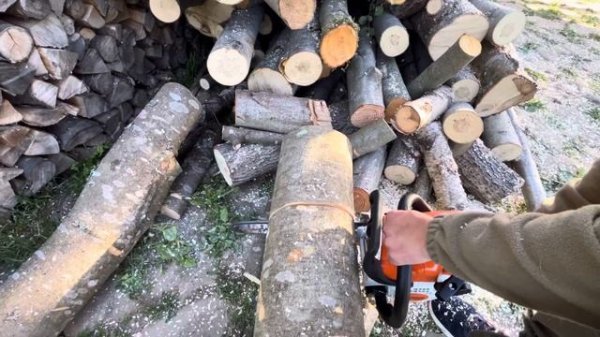 STIHL - MS 180 обкатка