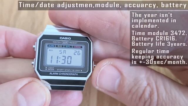 Vintage Casio A700WE-1AEF Digital Watch Review #casio #casiowatch #watchreview #gedmislaguna