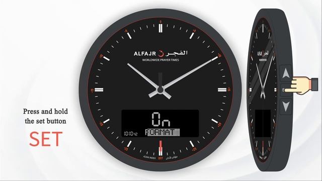 Changing Time Format 12/24 HOURS | ALFAJR ANA-DIGI CLOCK смотреть онлайн