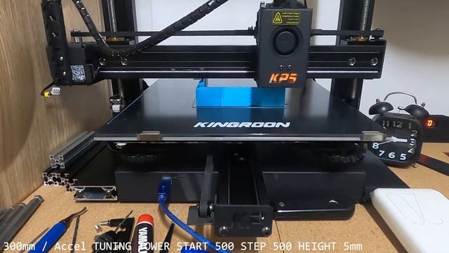 KP5L Klipper Ringing Tower 300mm/start Accel 500mm