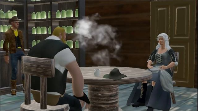BLENDER 3.6 Сцена 6 Аниматика в салуне смотреть онлайн
