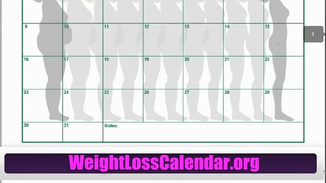 Weight Loss Calendar For Women - Free 2014 Weight Loss Calendar смотреть онлайн