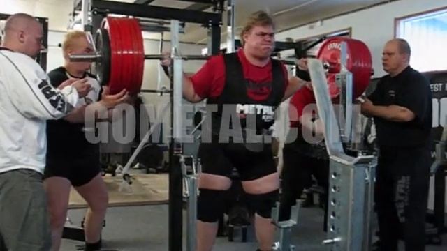 METAL Gym Training, Jani Rainela, squat 340kg смотреть онлайн