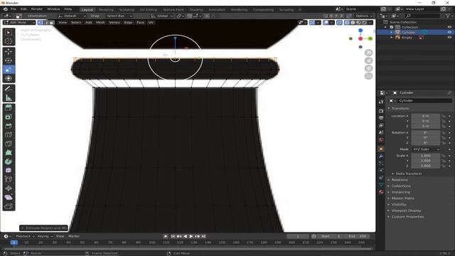 Modelling a Pawn Piece in Blender 2.8 смотреть онлайн