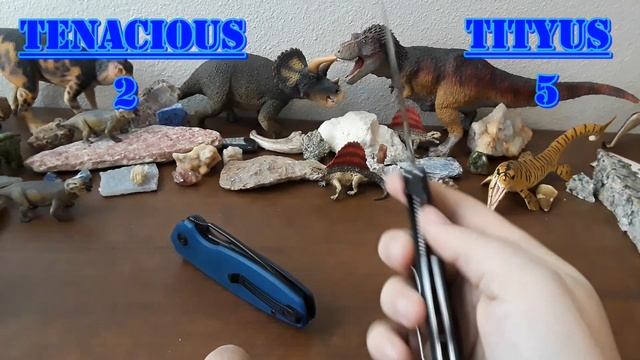 EDGE- TO- EDGE : The Spyderco Tenacious VS The Kubey Tityus смотреть онлайн