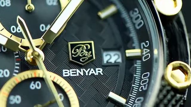 Benyar 5109 Men Military Quartz Watch смотреть онлайн
