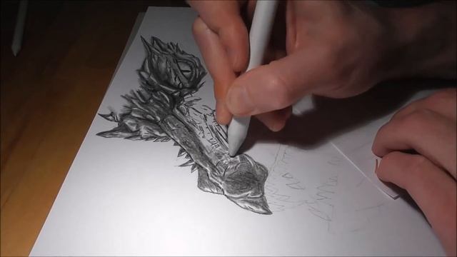 Timelapse: Drawing the great Dragon Smaug смотреть онлайн