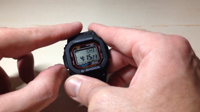 Casio G-Shock GWM5610U-1 | Adjust Back Light Time смотреть онлайн