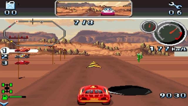 cars Disney 2006 full Java gameplay(cars radiator spring 500) смотреть онлайн