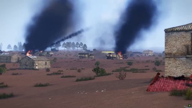 Russian monster tanks destroy a convoy of 90 US vehicles carrying cluster bomb supplies to Ukraine смотреть онлайн