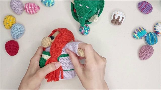 Гномы (видеообзор) Вязание крючком Gnomes A pattern preview смотреть онлайн