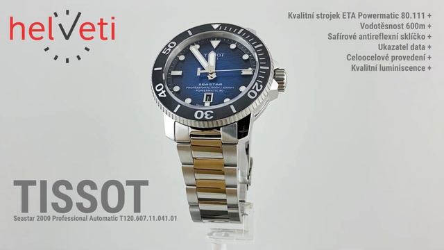 Tissot Seastar 2000 Professional Automatic T120.607.11.041.01 смотреть онлайн