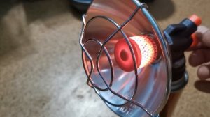 Газовый обогреватель для палатки.