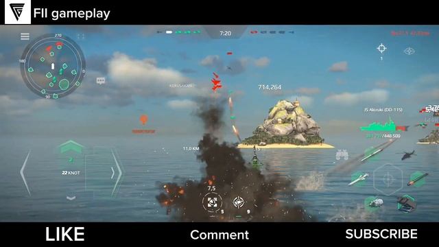 Review dan Rekomendasi Build Terbaik JS AKIZUKI ( DD - 115 ) Level 20 - 25 | MODERN WARSHIPS смотреть онлайн