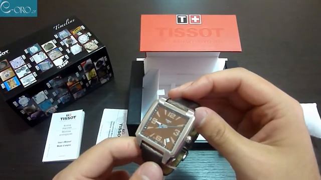 TISSOT T-Trend Quadrato Mens Watch T0055101629700 - E-oro.gr