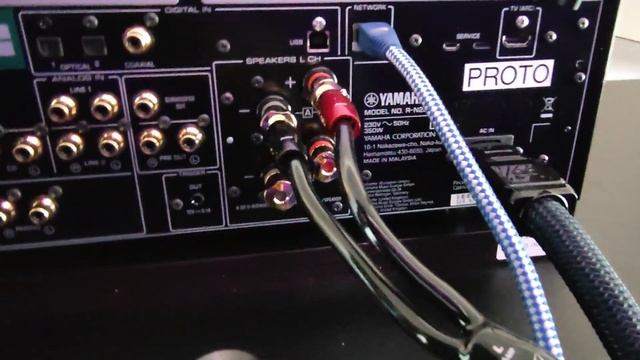 Yamaha R-N2000A And NS-2000A Network Amplifier And Speakers