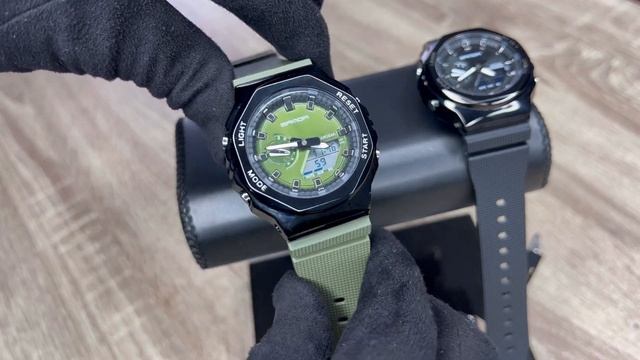 Надійний та ексклюзивний дизайн | Огляд годинника SANDA 3167 | Клон CASIO GA 2100 смотреть онлайн