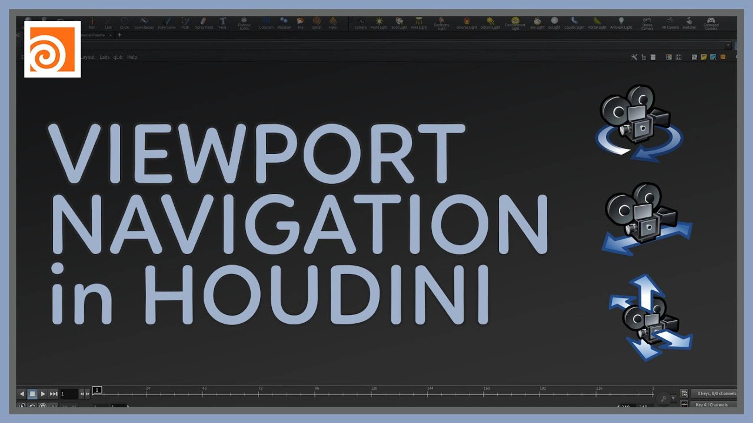 07 Viewport Navigation in Houdini смотреть онлайн
