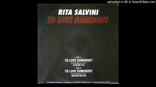 Rita Salvini - To love somebody(Club Mix) смотреть онлайн