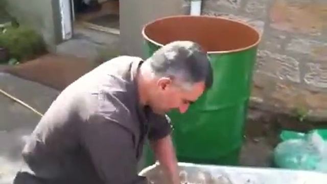 Six Brick rocket stove bricks Part 2 (Hand mixing) смотреть онлайн