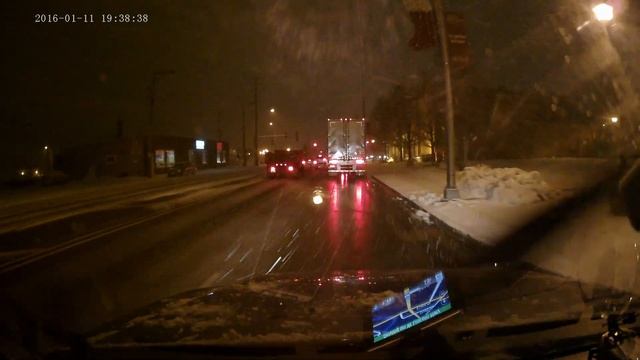 Dashcam - New Lenox, IL - Sky lit up! смотреть онлайн