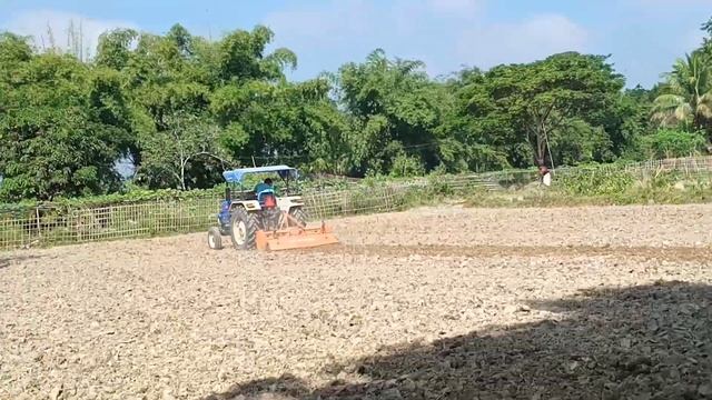 Powertrac euro 50 with Rotavator | 6 feet | Farming videos |Tractor video #tractor #buldozer смотреть онлайн