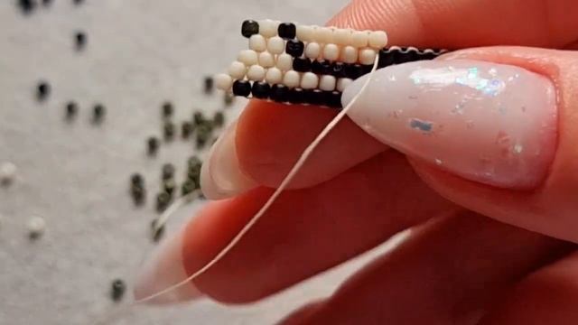 Браслет з Тризубом/МК/Цегляне плетіння/ Частина 1 смотреть онлайн