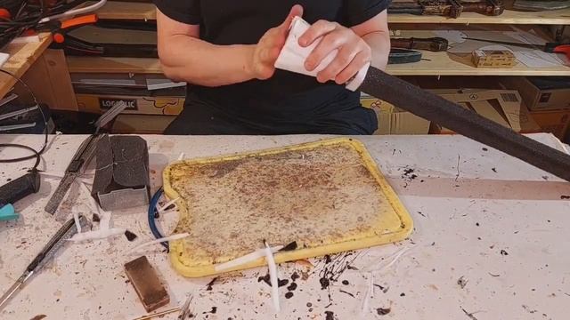 Larp Waffen:Zwergischer Streitkolben bauen Teil 2 смотреть онлайн