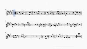 Александр Барыкин - Букет. Ноты для альт саксофона (минус)