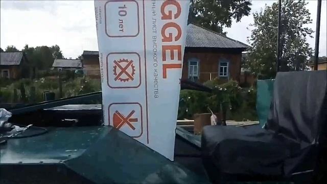 остекление кабины караката монолитным поликарбанатом. смотреть онлайн