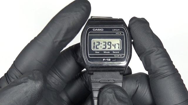 The Rare Casio F-12 Watch Was Released In 1984. смотреть онлайн