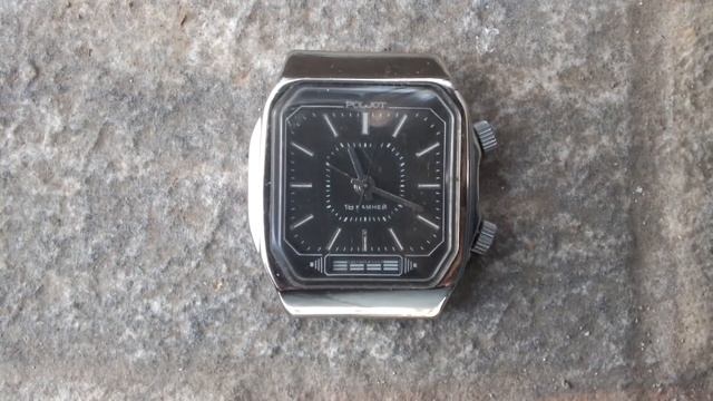Vintage POLJOT ALARM SIGNAL 18 Jewels 1MChZ USSR Military Mechanical Wristwatch. смотреть онлайн