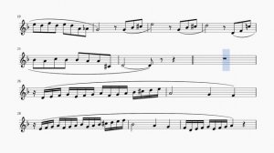 Theme from «The Godfather». Minus for alto sax