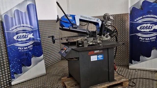 www.karas.cz - PILOUS ARG 220 PLUS - použitá pásová pila na kov skladem смотреть онлайн