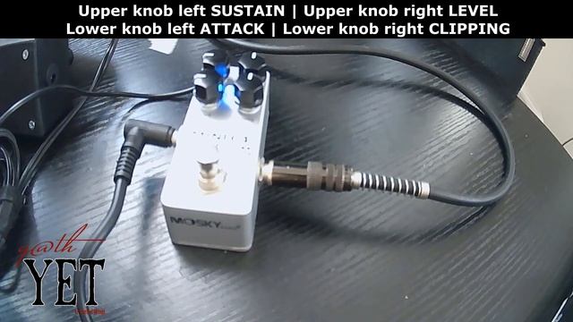 Mosky Mini C4 Compressor Pedal Demo | G@thYET